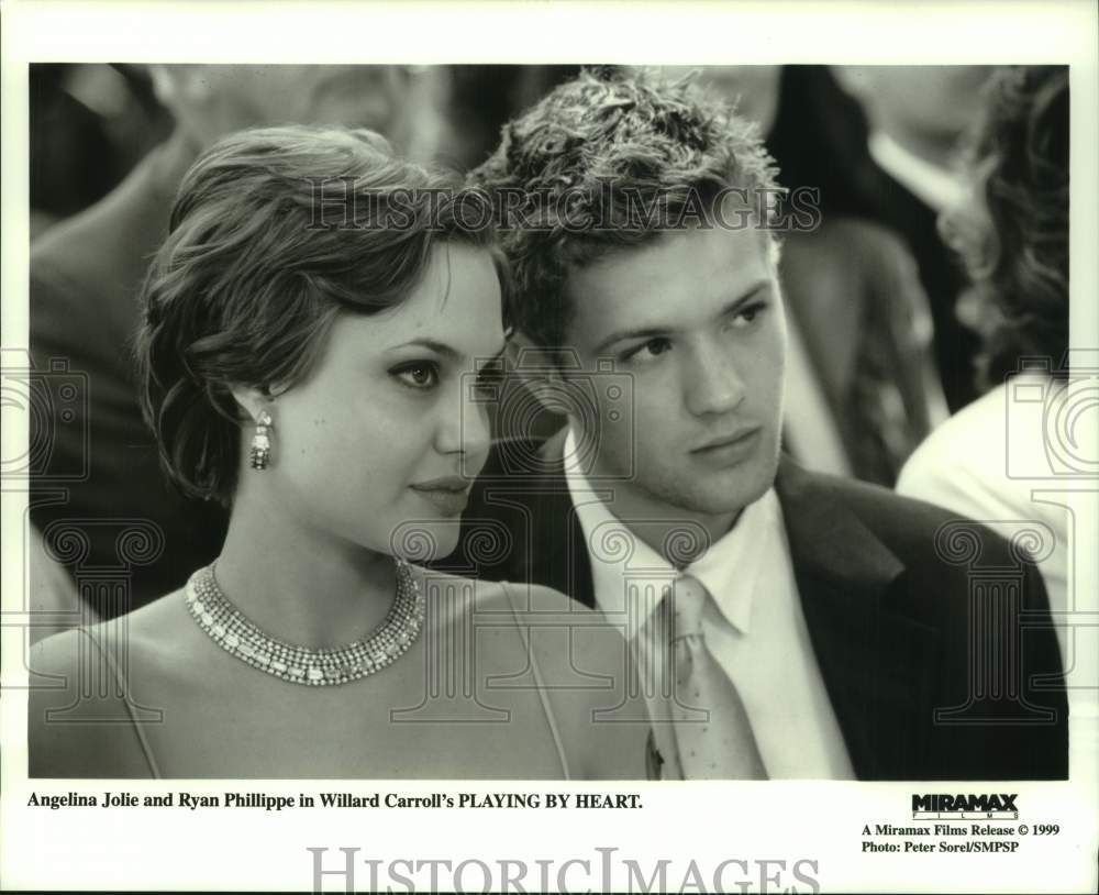 1999 Press Photo Scene in &quot;Playing by Heart&quot; with Ryan Phillippe, Angelia Jolie- Historic Images