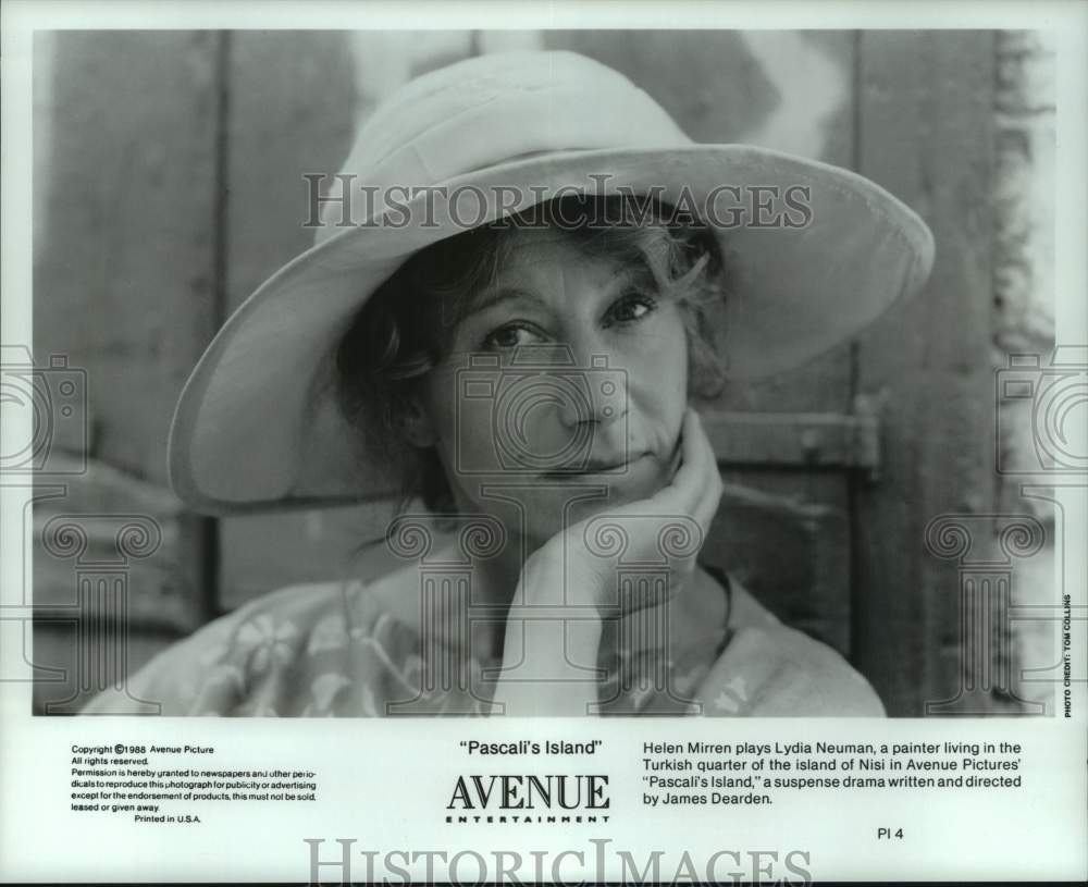 1988 Press Photo &quot;Pascali&#39;s Island&quot; Movie Scene Starring Helen Mirren- Historic Images