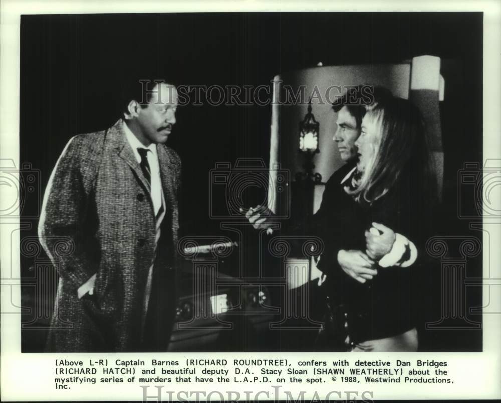 1988 Press Photo &quot;Party Line&quot; Movie Scene - hcp12525- Historic Images