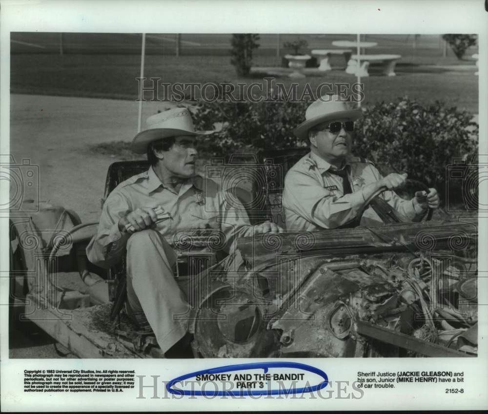 1983 Press Photo &quot;Smokey and the Bandit Part 3&quot; Movie Scene - hcp12629- Historic Images