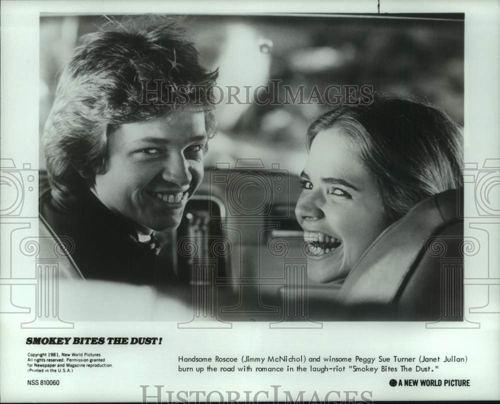 1981 Press Photo &quot;Smokey Bites the Dust!&quot; Movie Scene - hcp12630- Historic Images