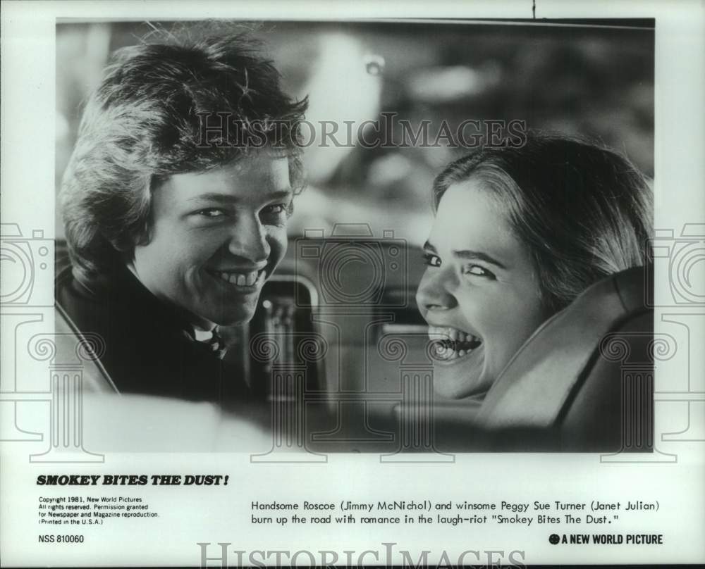 1981 Press Photo "Smokey Bites the Dust!" Movie Scene - hcp12630- Historic Images