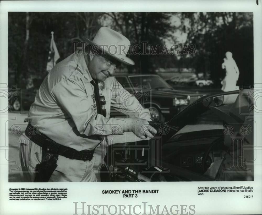 1983 Press Photo &quot;Smokey and the Bandit Part 3&quot; Movie Scene - hcp12634- Historic Images