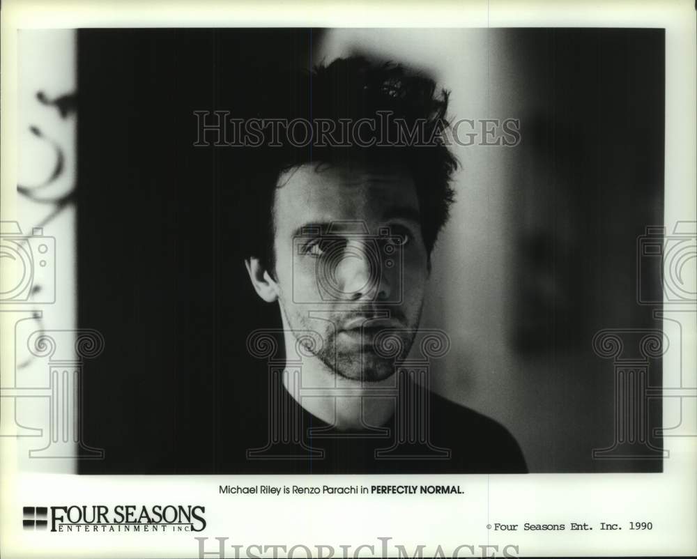 1990 Press Photo &quot;Perfectly Normal&quot; Movie Scene Starring Michael Riley- Historic Images