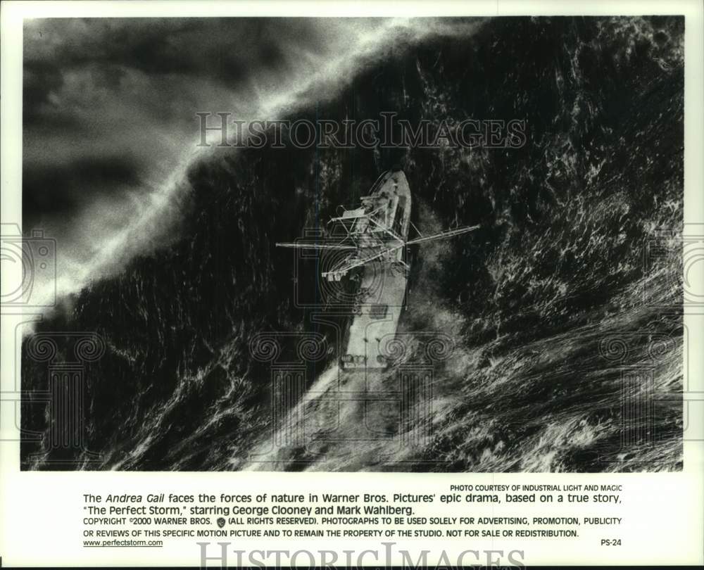 2000 Press Photo &quot;The Perfect Storm&quot; Movie Scene - hcp12698- Historic Images