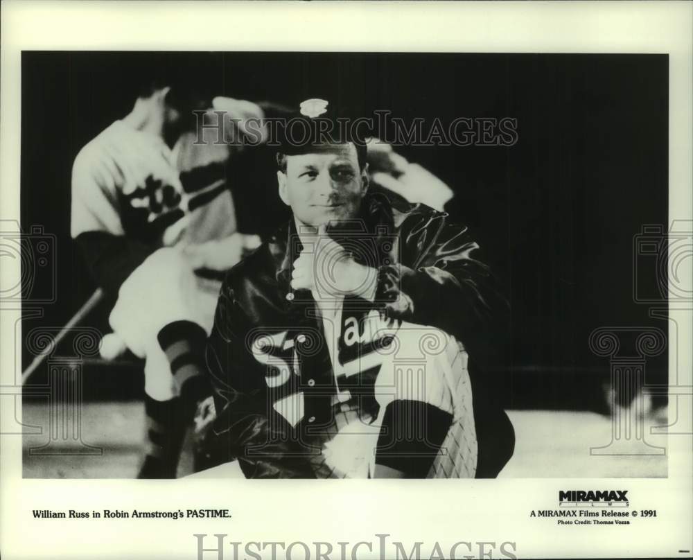 1991 Press Photo Robin Armstrong&#39;s &quot;Pastime&quot; Movie Scene Starring William Russ- Historic Images