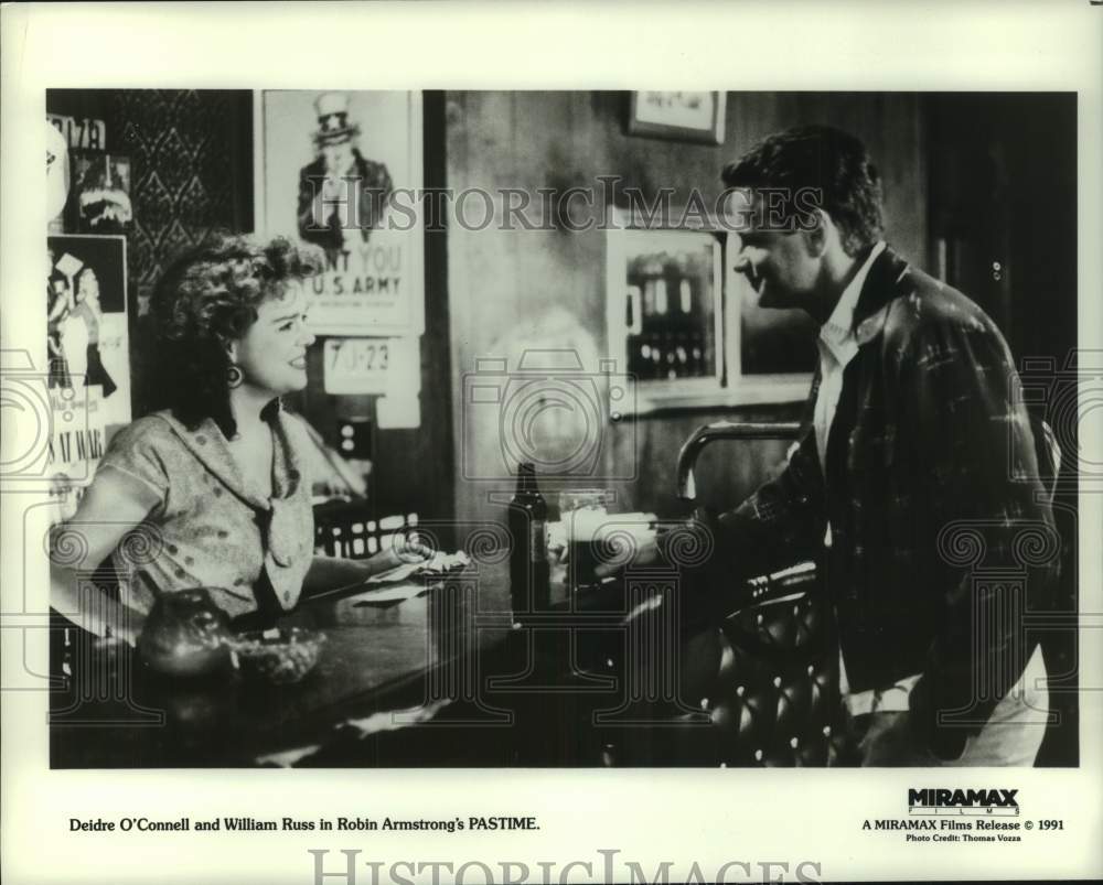 1991 Press Photo Robin Armstrong&#39;s &quot;Pastime&quot; Movie Scene - hcp12796- Historic Images
