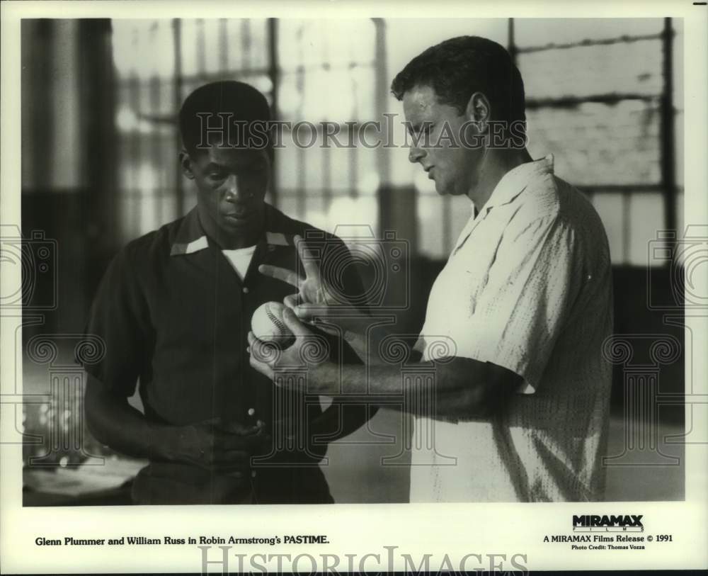 1991 Press Photo Robin Armstrong&#39;s &quot;Pastime&quot; Movie Scene - hcp12797- Historic Images