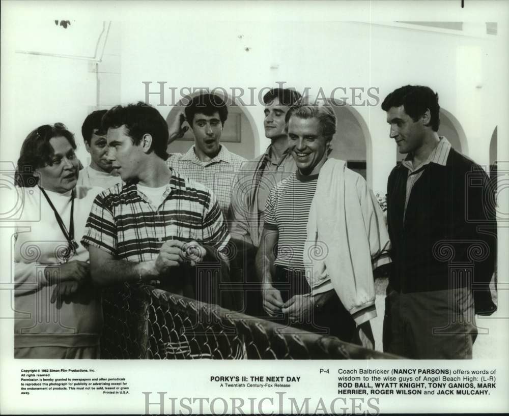 1982 Press Photo &quot;Porky&#39;s II: The Next Day&quot; Movie Scene - hcp12805- Historic Images