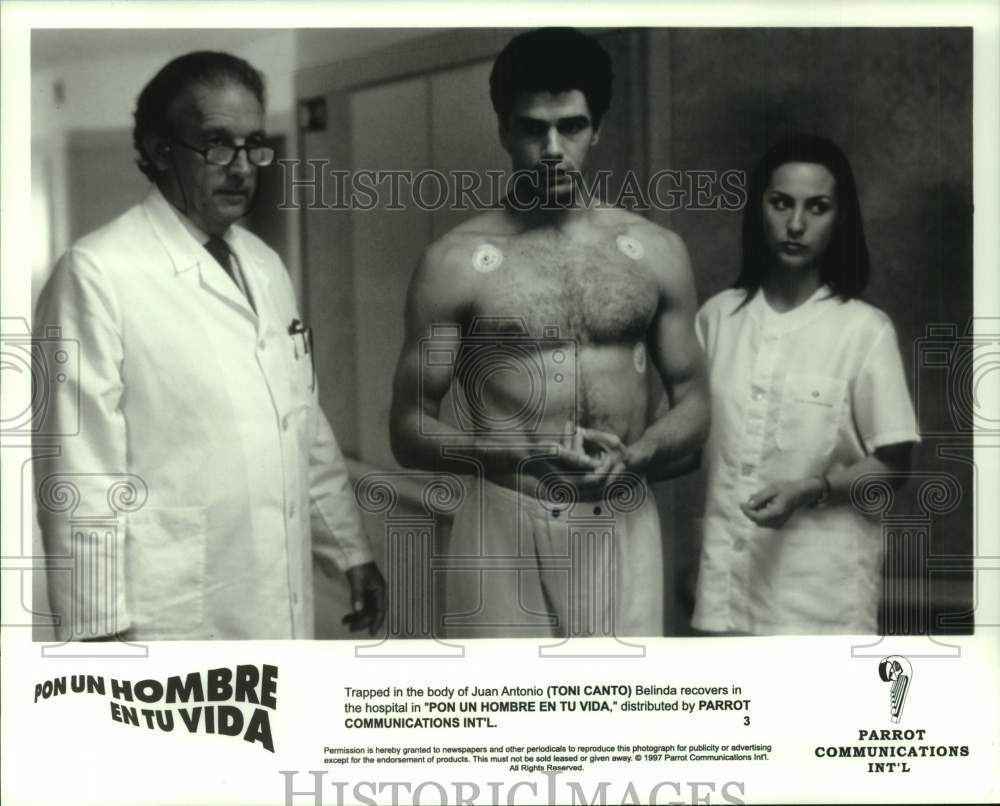 1997 Press Photo Hospital Scene with Toni Canto in &quot;Pon Un Hombre En Tu Vida&quot;- Historic Images