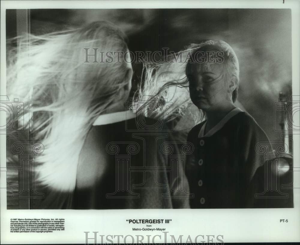 1987 Press Photo Scene from movie &quot;Poltergeist III&quot; - hcp12840- Historic Images