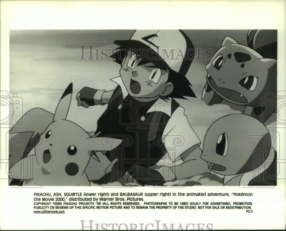 2000 Press Photo &quot;Pokemon the Movie 2000&quot; Animated Movie Scene - hcp12921- Historic Images