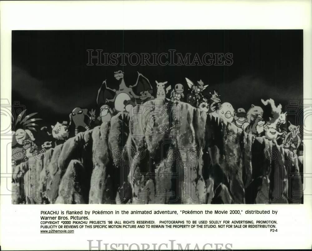 2000 Press Photo &quot;Pokemon the Movie 2000&quot; Animated Movie Scene - hcp12922- Historic Images