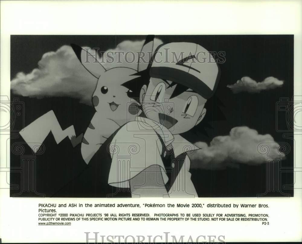 2000 Press Photo &quot;Pokemon the Movie 2000&quot; Animated Movie Scene - hcp12925- Historic Images