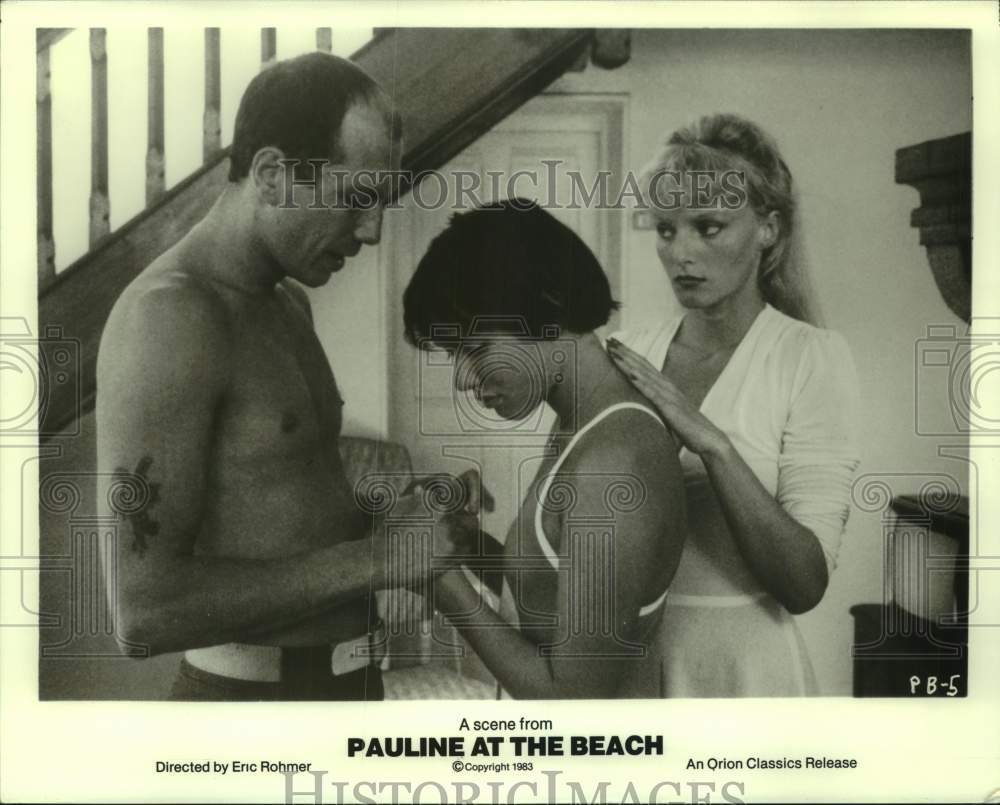 1983 Press Photo &quot;Pauline at the Beach&quot; Movie Scene Directed by Eric Rohmer- Historic Images