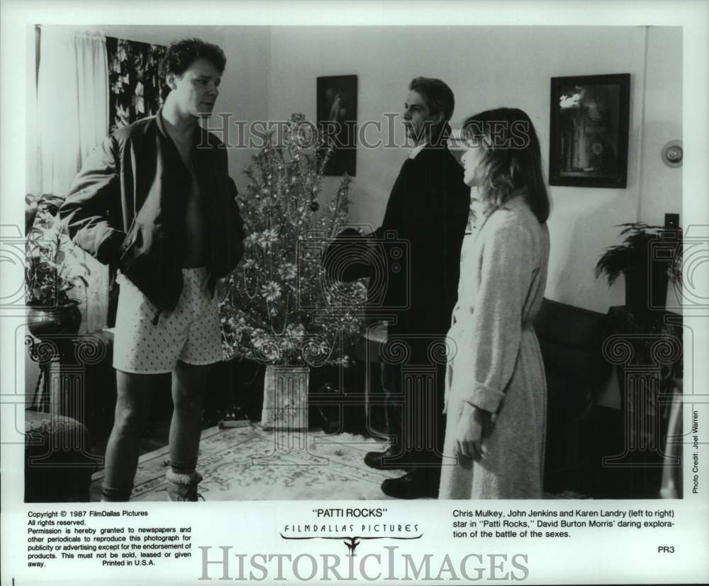 1987 Press Photo &quot;Patti Rocks&quot; Movie Scene - hcp12953- Historic Images