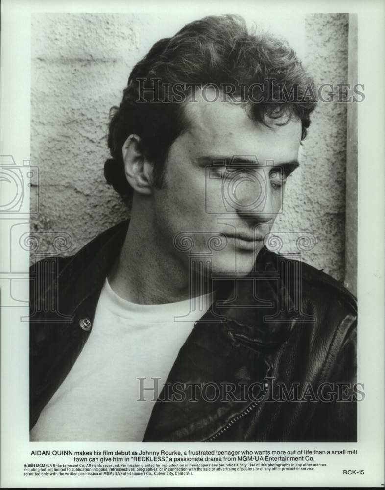 1984 Press Photo &quot;Reckless&quot; Movie Scene Starring Aidan Quinn as Johnny Rourke- Historic Images