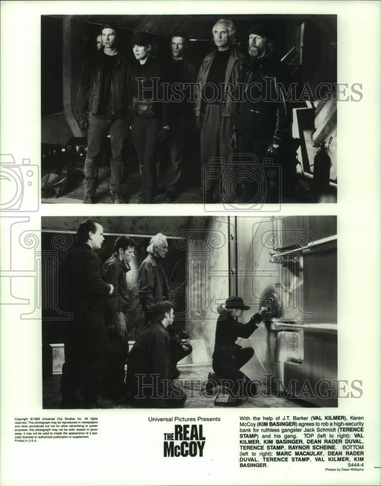 1993 Press Photo Scenes from Movie &quot;The Real McCoy&quot; - hcp12995- Historic Images