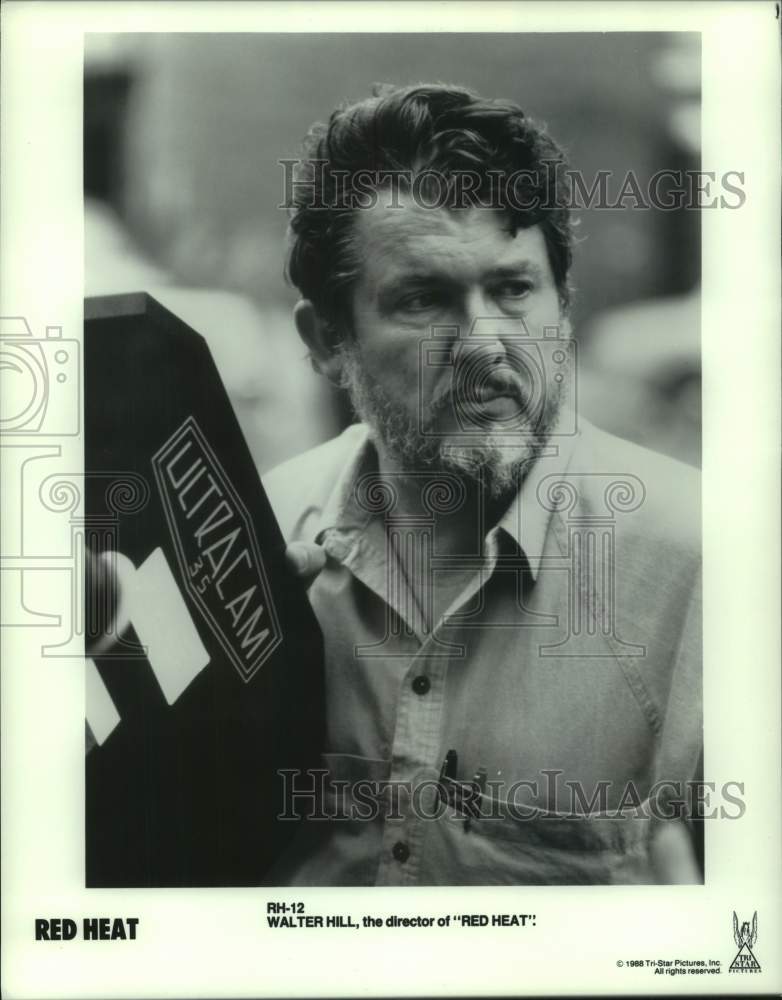 1988 Press Photo &quot;Red Heat&quot; Movie Director Walter Hill - hcp13022- Historic Images