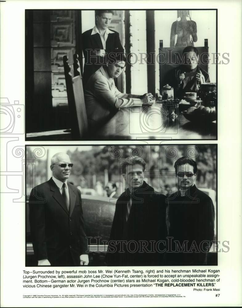 1998 Press Photo &quot;The Replacement Killers&quot; Movie Scenes - hcp13052- Historic Images