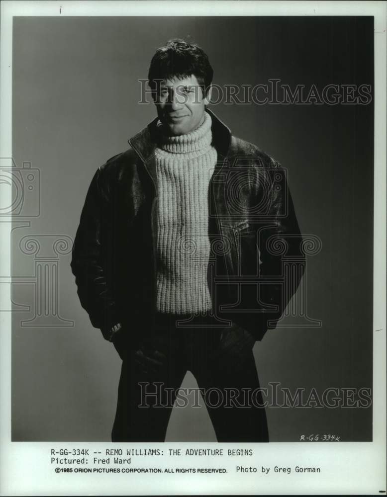 1985 Press Photo Fred Ward for &quot;Remo Williams: The Adventure Begins&quot; Movie- Historic Images