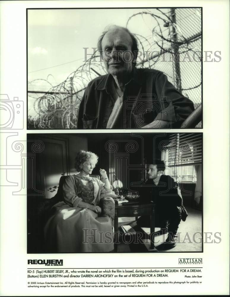 2000 Press Photo &quot;Requiem for a Dream&quot; author; actress and director film scene- Historic Images