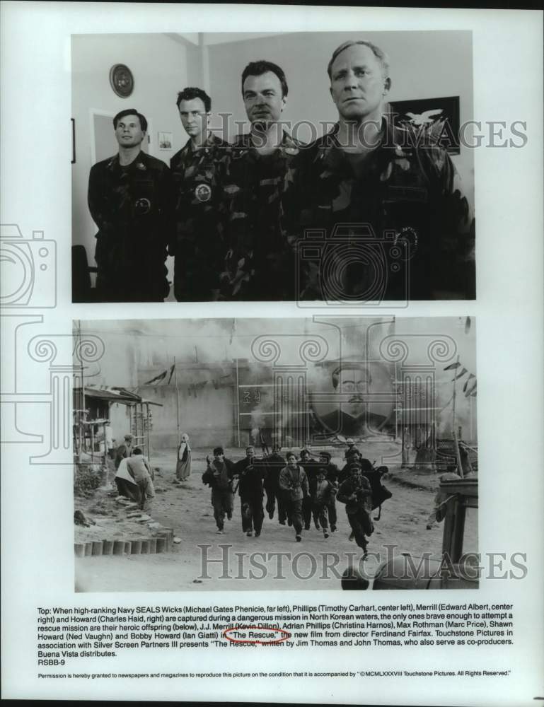 1988 Press Photo &quot;The Rescue&quot; Movie Scene - hcp13101- Historic Images