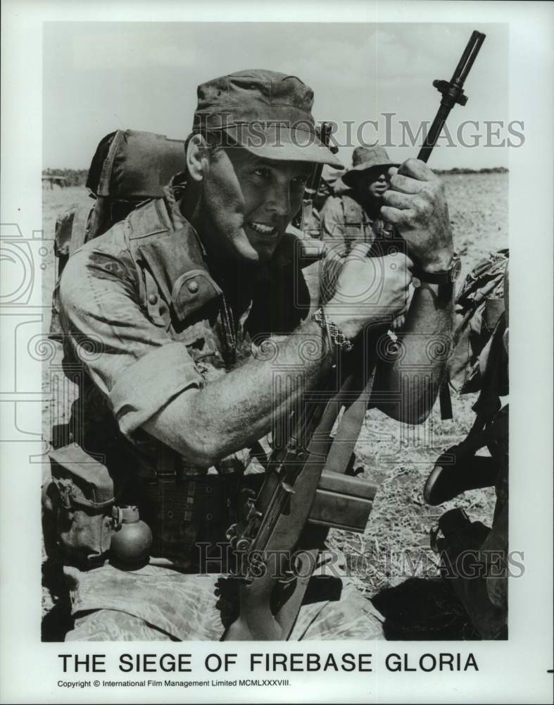 1988 Press Photo Scene from &quot;The Siege of Firebase Gloria&quot; - hcp13276- Historic Images