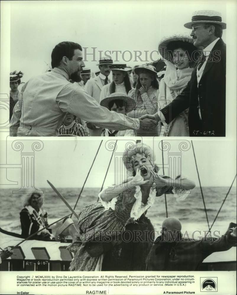 1981 Press Photo Scenes from the movie &quot;Ragtime&quot; - hcp13309- Historic Images