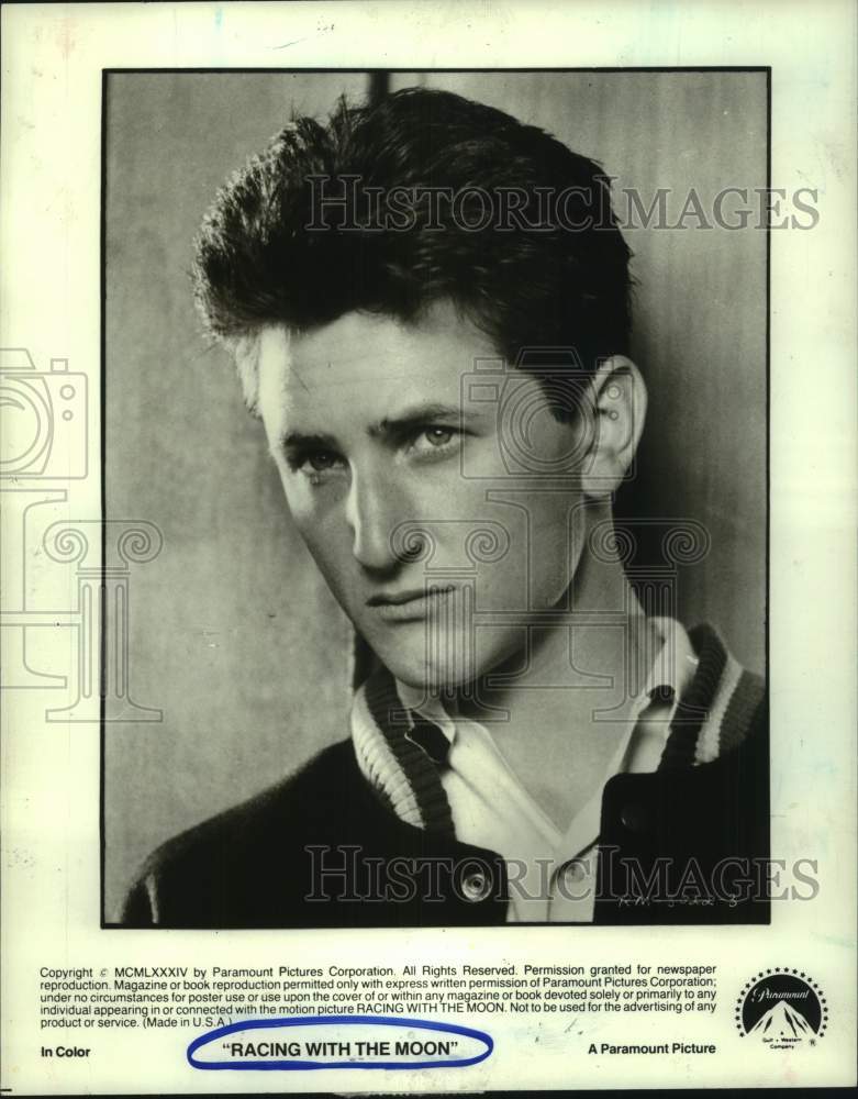 1984 Press Photo Sean Penn stars as Henry Nash in &quot;Racing With the Moon&quot;- Historic Images