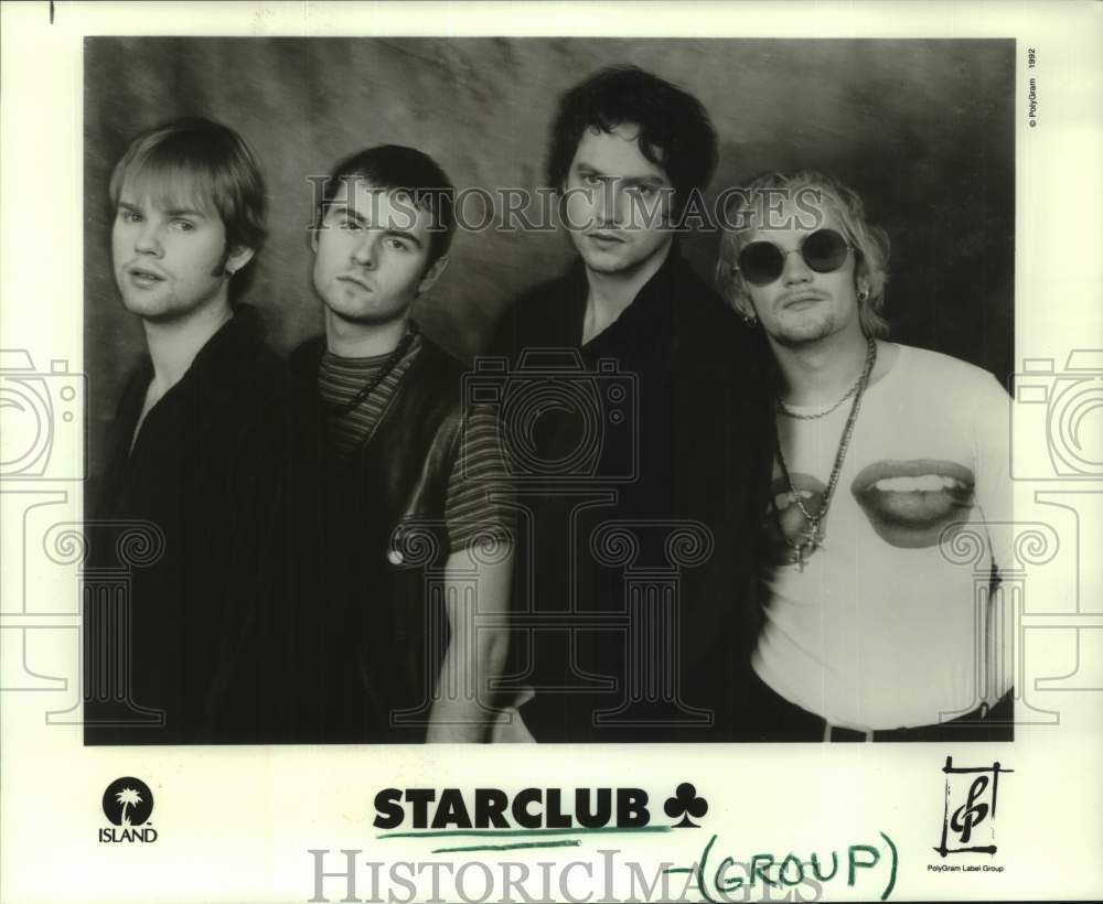 1992 Press Photo Music Group Starclub - hcp15547- Historic Images