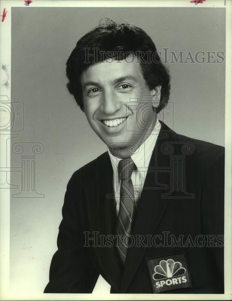 1986 Press Photo NBC Sportscaster Marv Albert - hcp16494- Historic Images