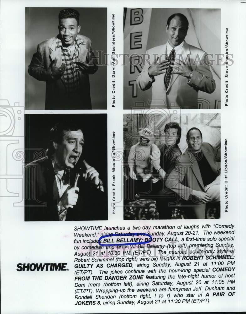 1994 Press Photo Showtime launches "Comedy Weekend" - hcp19344- Historic Images