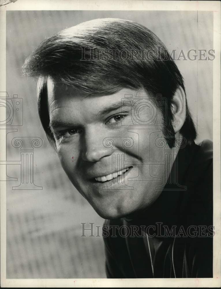 1971 Press Photo Glen Campbell, sponsor of celebrity golf tournament- Historic Images