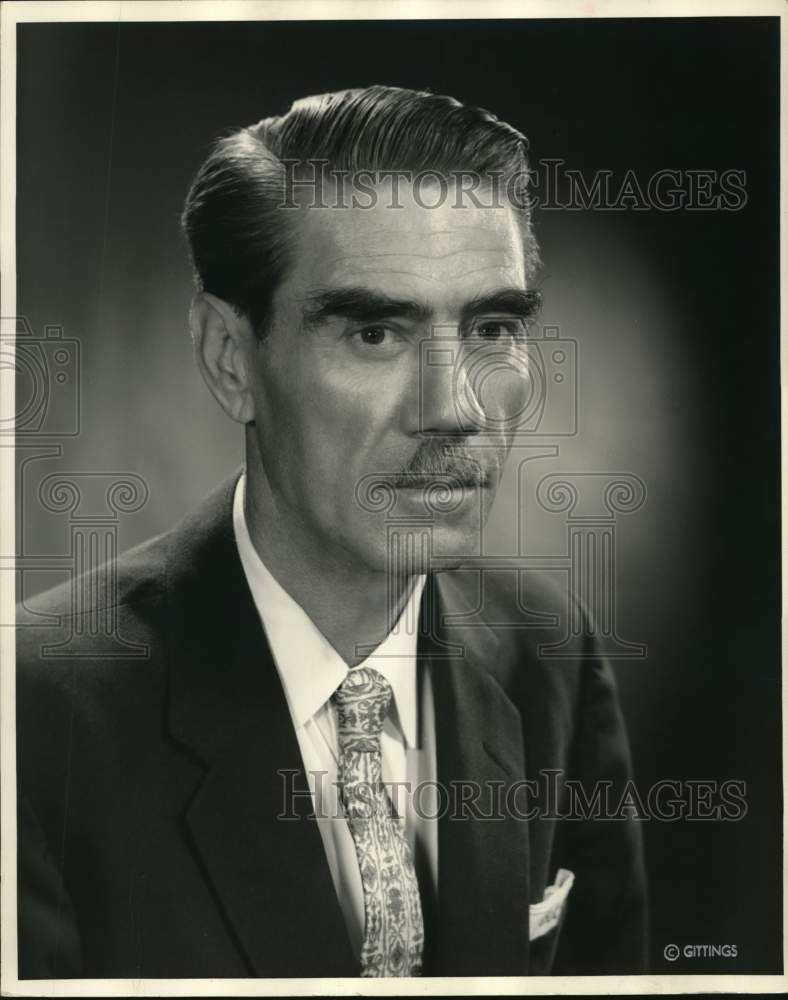 1960 Press Photo Mr. S.R. Casey, Texas National Bank Building, Houston, Texas