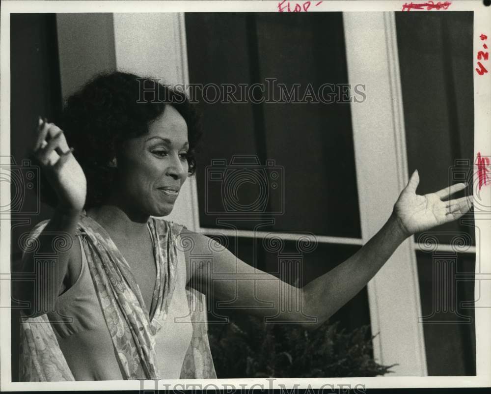 1979 Press Photo Actress Diahann Carroll in "I Know Why The Caged Bird Sings"