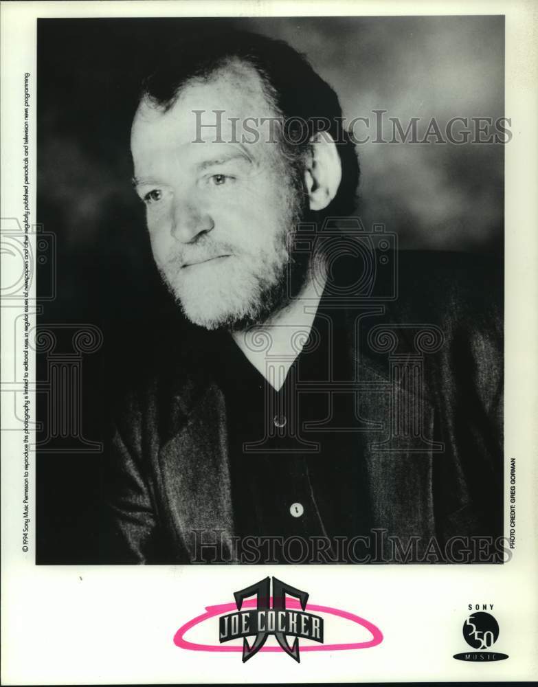 1994 Press Photo Entertainer Joe Cocker - hcp29709