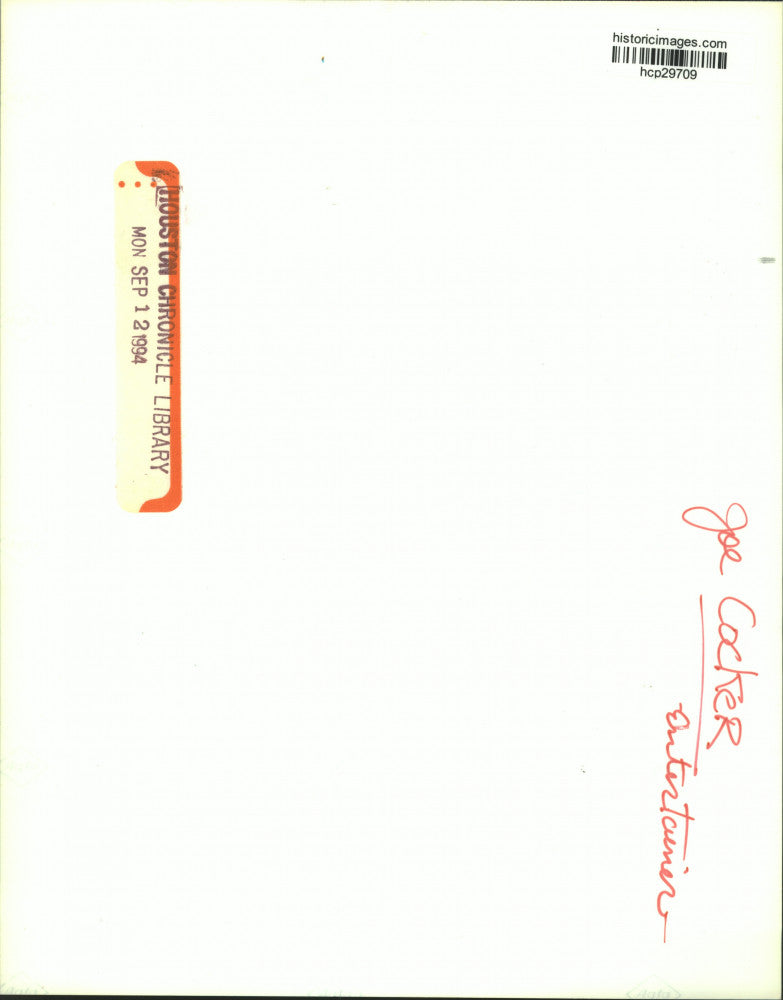 1994 Press Photo Entertainer Joe Cocker - hcp29709