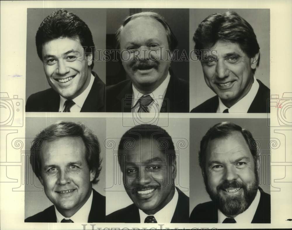 1988 Press Photo NBC National Football League Analysts - hcp35787- Historic Images