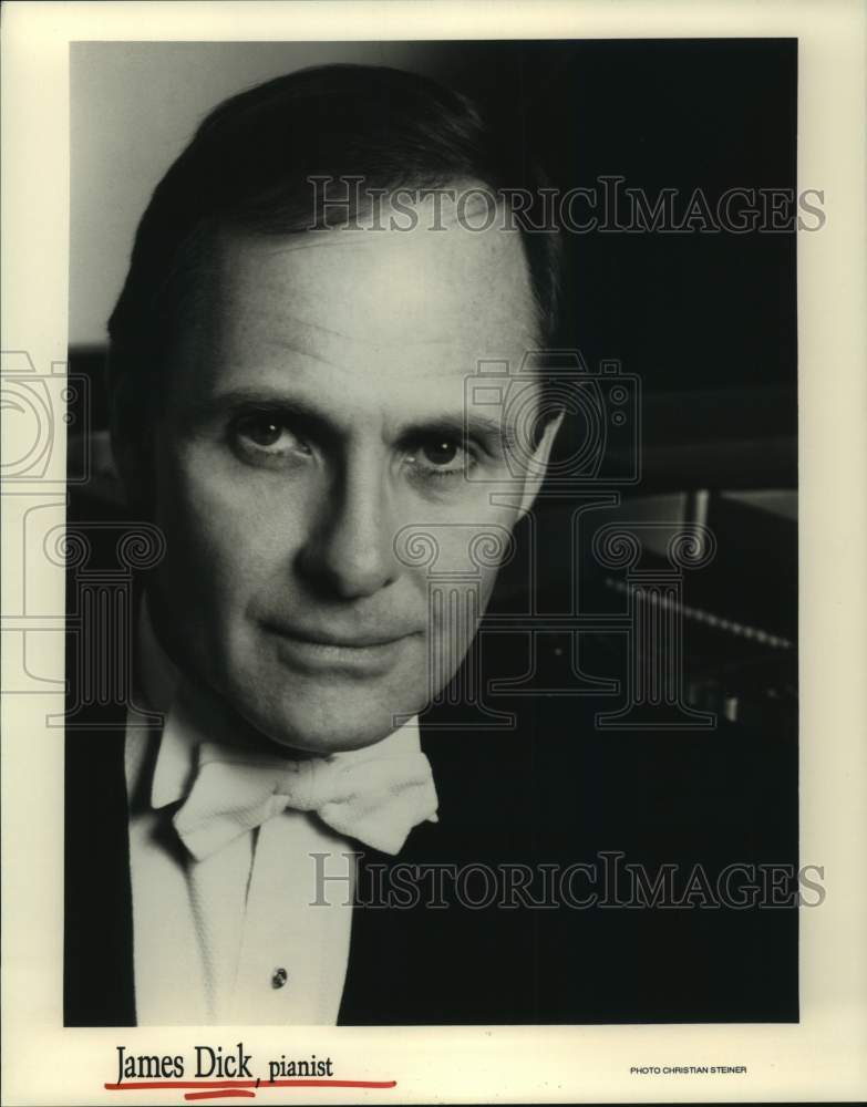 1993 Press Photo Pianist James Dick - hcp36436- Historic Images