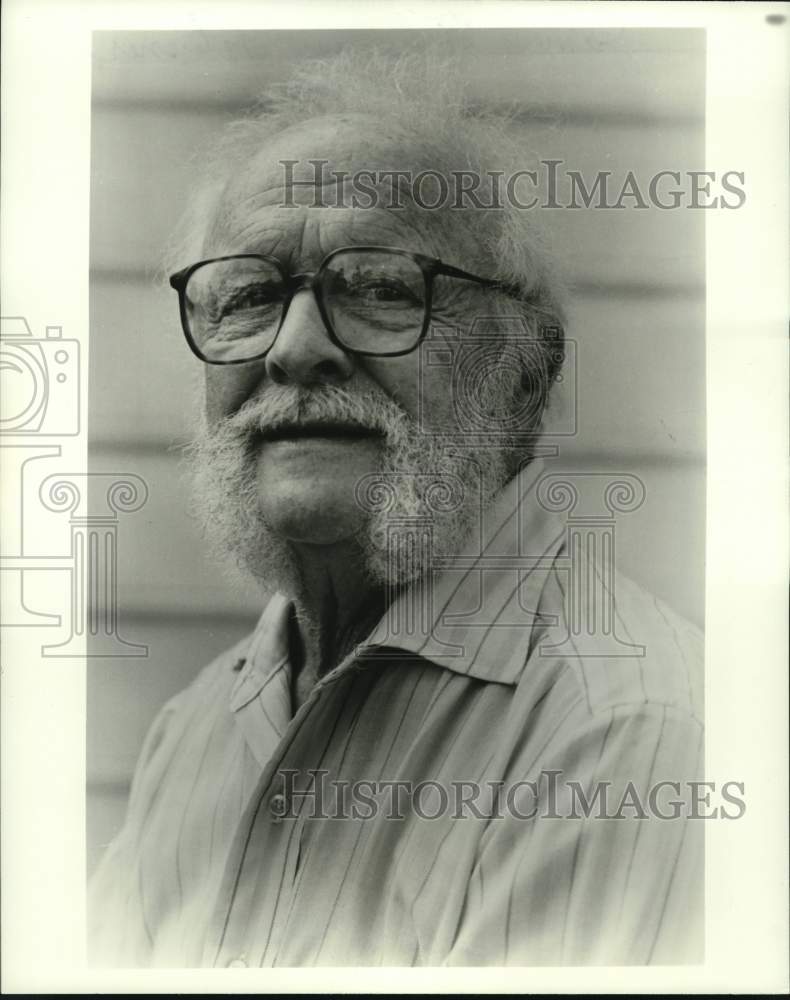 1984 Press Photo James Thomas Flexner, Author of George Washington Biography- Historic Images