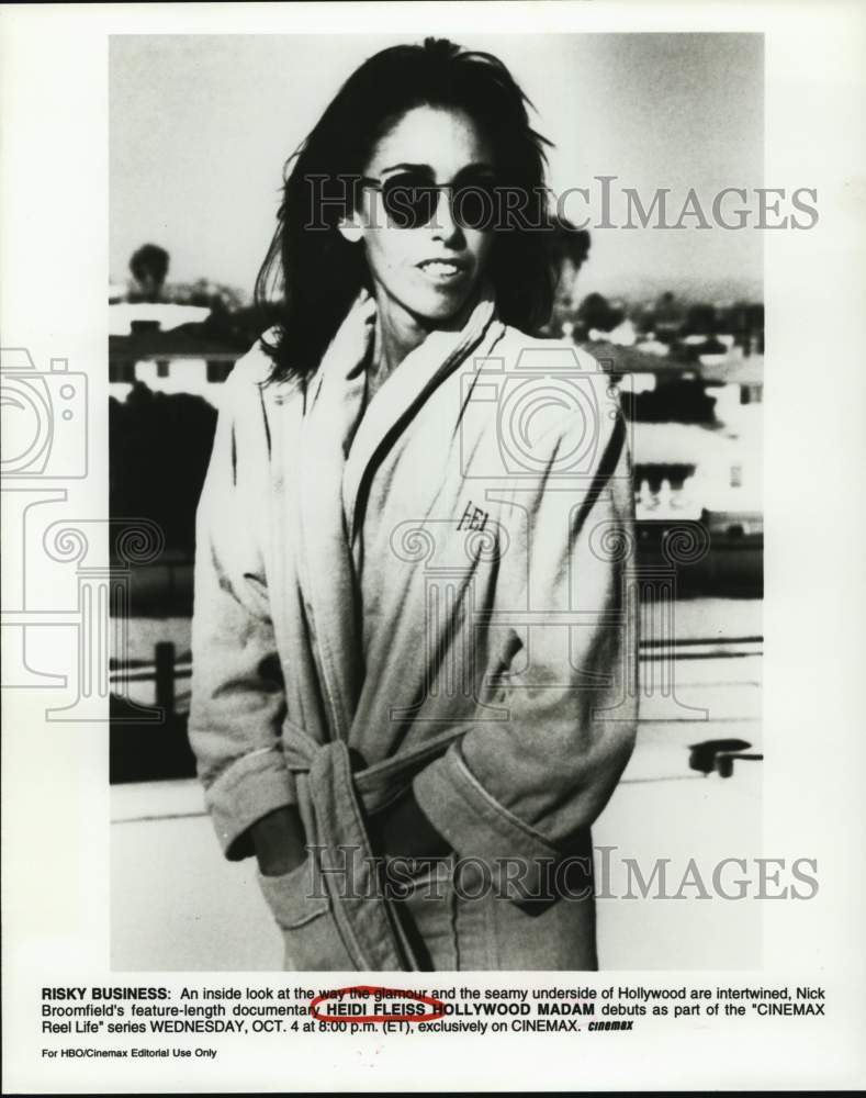1995 Press Photo Heidi Fleiss, head of Hollywood prostitution ring - hcp44901