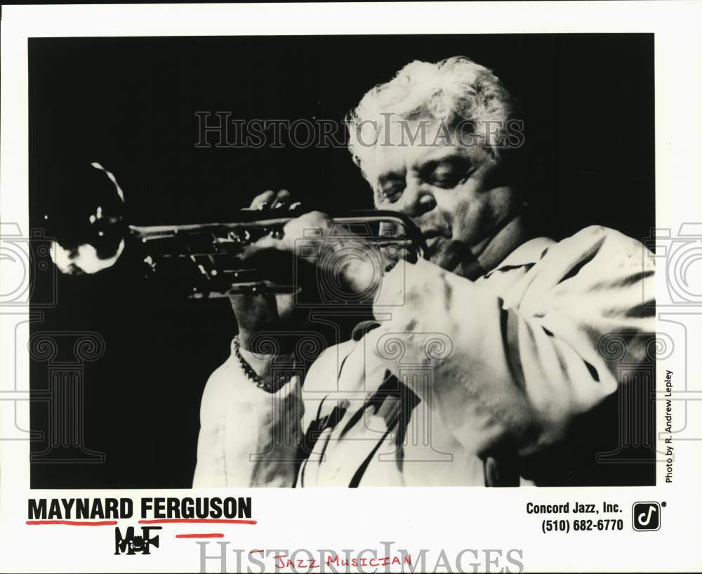 1997 Press Photo Jazz musician Maynard Ferguson. - hcp45501