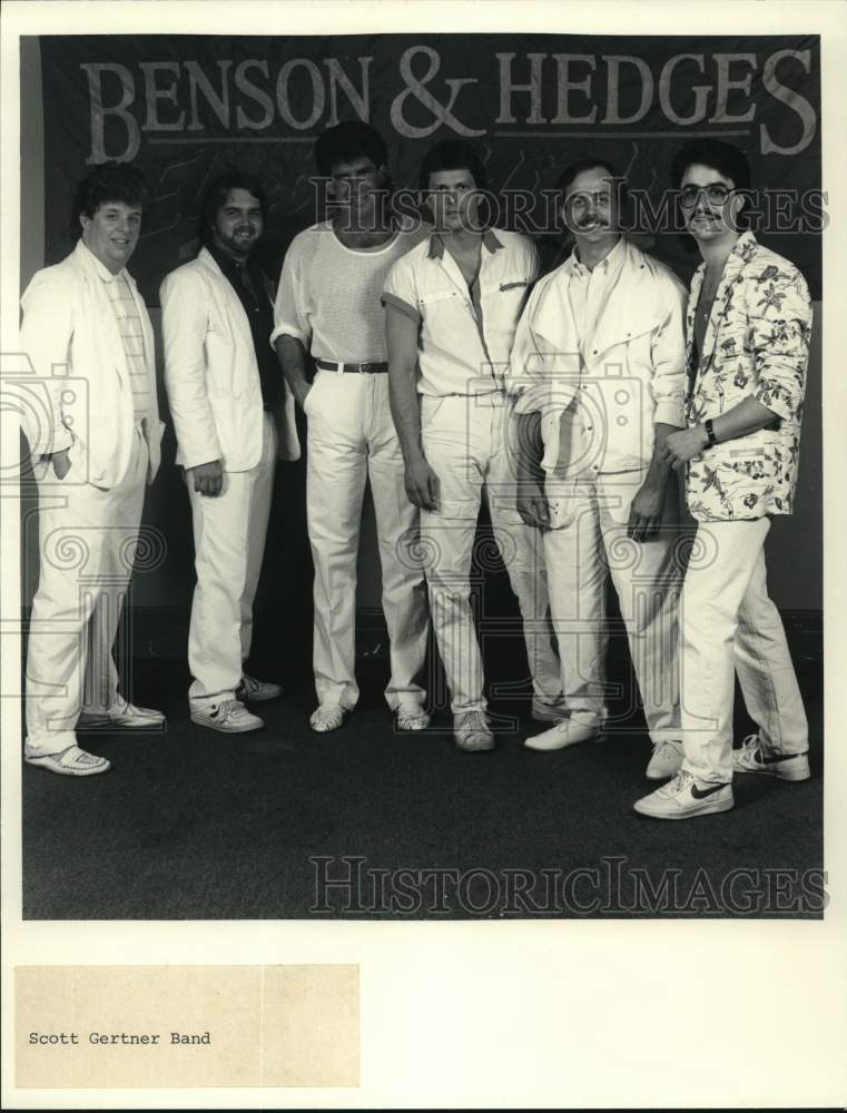 1986 Press Photo The Scott Gertner Band - hcp47750- Historic Images