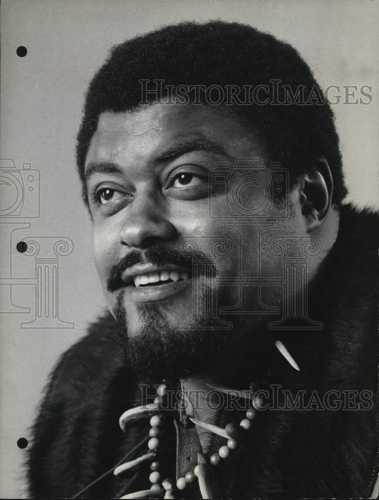 1969 Press Photo Football and TV star Rosey Grier. - hcp48900- Historic Images