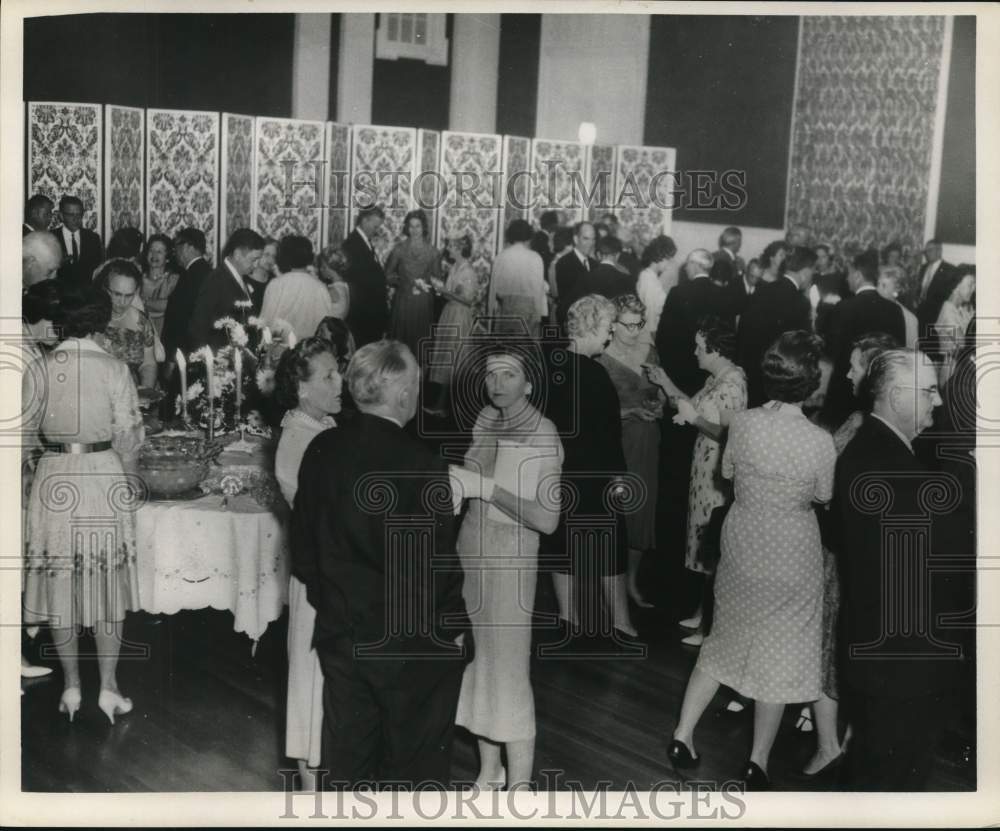 1961 Press Photo Dr. Durwood Fleming's Farewell Reception, St. Luke's Church