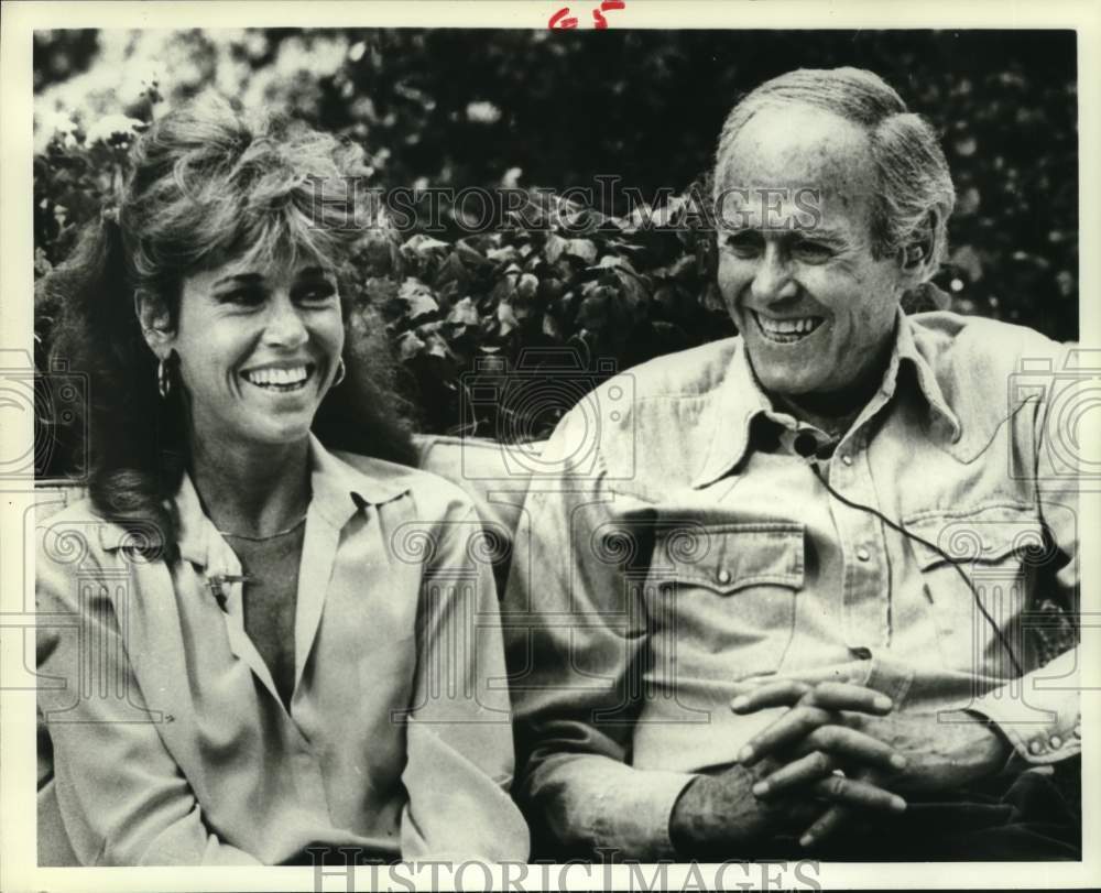 1979 Press Photo Actor Henry Fonda and Daughter Jane Fonda, The Today Show