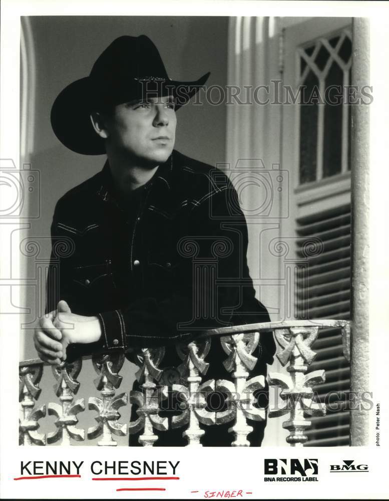 1997 Press Photo Singer Kenny Chesney - hcp51918- Historic Images