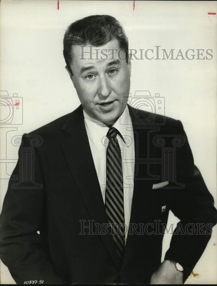 1956 Press Photo Comedian George Gobel - hcp52040- Historic Images