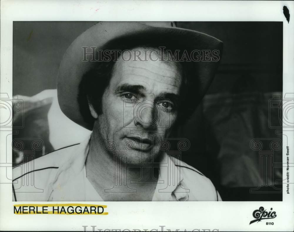 1982 Press Photo Musician Merle Haggard - hcp54290- Historic Images